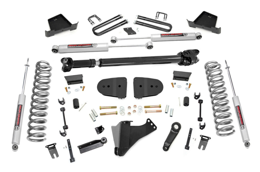 Rough Country - 6 Inch Lift Kit - Gas - No OVLD - Ford F-250/F-350 Super Duty 4WD (2023-2025)