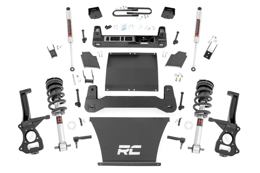 Rough Country - 6 Inch Lift Kit - Mono Leaf Rear - M1 Struts/M1 - Chevy Silverado 1500 (2025)