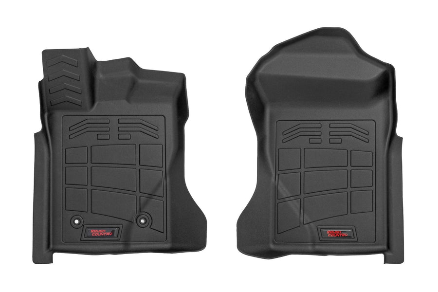 Rough Country - Sure-Fit Floor Mats - Front - Crew - Ford Ranger 2WD/4WD (2024-2025)