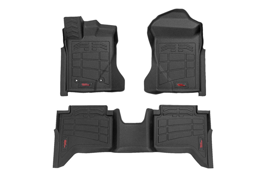 Rough Country - Sure-Fit Floor Mats - Front & Rear - Crew - Ford Ranger 2WD/4WD (2024-2025)