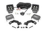 Rough Country - LED Light Kit - Ditch Mount - 2 In. Black Pair - Amber DRL - Toyota Land Cruiser (24-25)