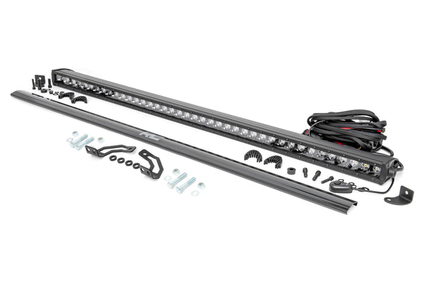 Rough Country - LED Light Kit - Rear Mount - 40 In. Black Single Row - Polaris RZR 1000XP4 (2024)