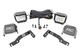 Rough Country - LED Light Kit - Ditch Mount - 3 In. OSRAM - Wide - Toyota Tacoma 2WD/4WD (24-25)
