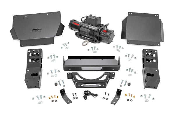 Rough Country - FXS Hidden Winch Mount - PRO9500S - Toyota Tacoma 4WD (2024-2026) - 10813