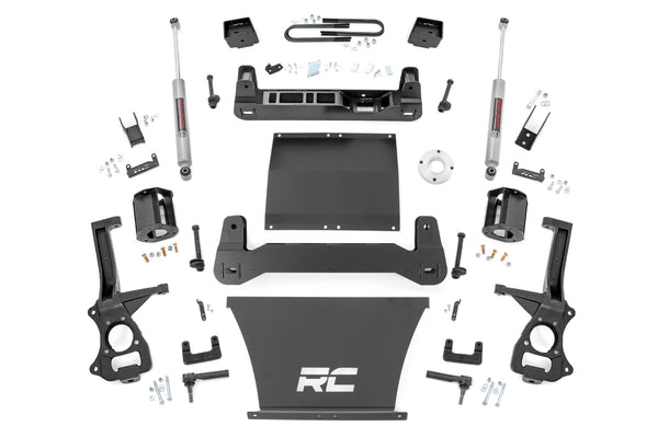Rough Country - 6 Inch Lift Kit - Mono Leaf Rear - Chevy Silverado 1500 2WD (2025-2026) - 111630
