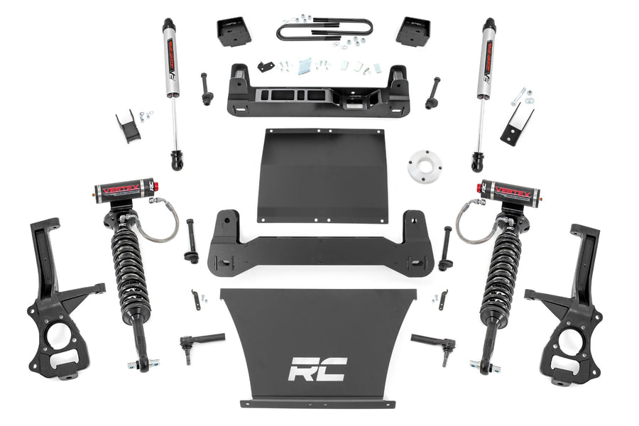 Rough Country - 6 Inch Lift Kit - Mono Leaf Rear - Vertex/V2 - GMC Sierra 1500 2WD (25-26) - 111557