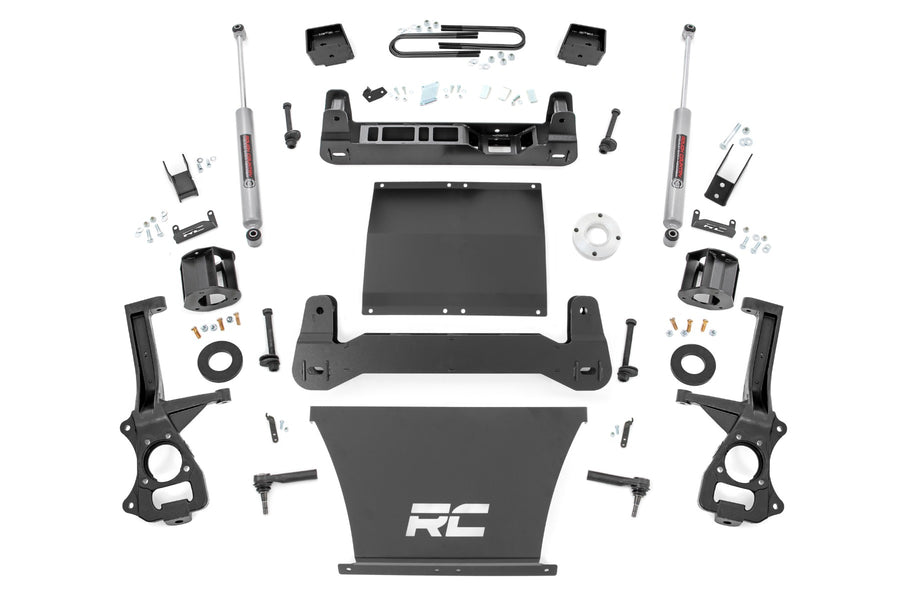 Rough Country - 6 Inch Lift Kit - Mono Leaf Rear - N3 - GMC Sierra 1500 2WD (2025-2026) - 111530