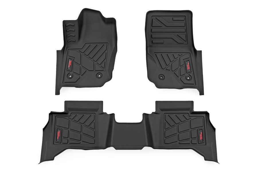 Rough Country - Sure-Fit Floor Mats - Front & Rear - Toyota 4Runner 2WD/4WD (2025)