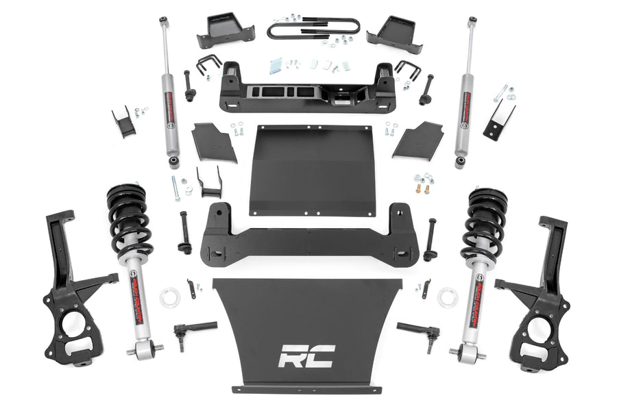 Rough Country - 4 Inch Lift Kit - AT4/Trailboss - N3 Struts - Chevy/GMC 1500 (2025)