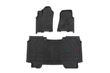 Rough Country - Sure-Fit Floor Mats - Front & Rear - Crew - Ram 1500 2WD/4WD (2025)