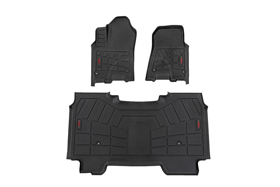 Rough Country - Sure-Fit Floor Mats - Front & Rear - Crew - Ram 1500 2WD/4WD (2025)