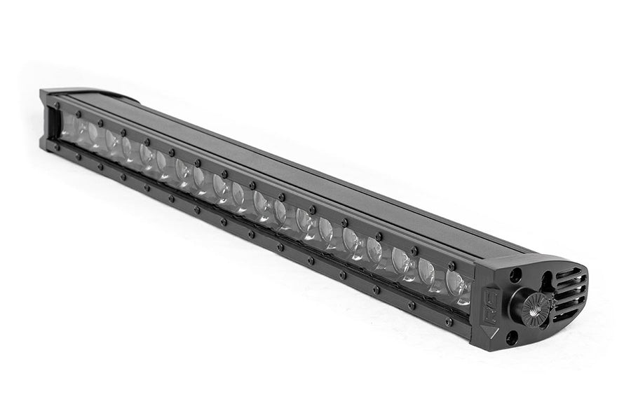 Rough Country - 20 Inch Black Series LED Light Bar - Single Row - Amber DRL