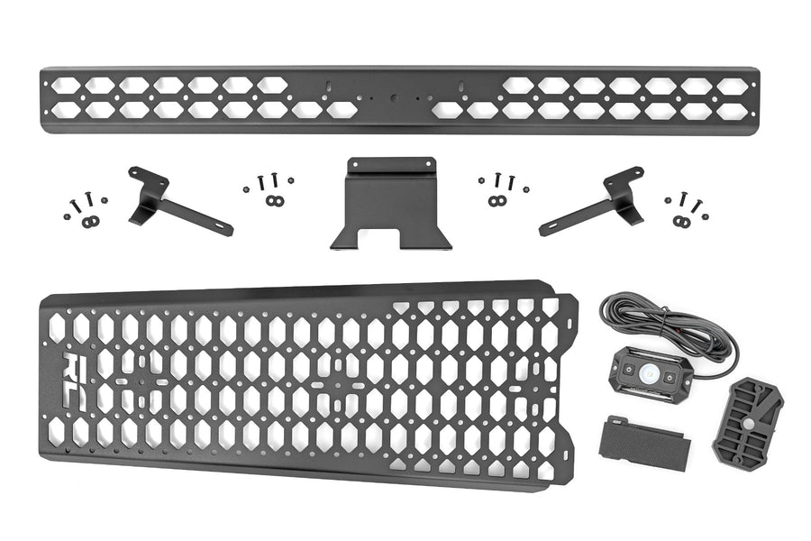 Rough Country - Molle Mounting Panel W/ LED Dome Light - Overhead - Ford Bronco 4WD (21-25)