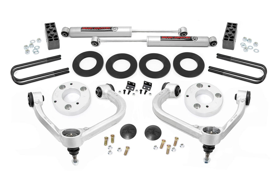 Rough Country - 3 Inch Lift Kit - Forged UCA - Ford F-150 4WD (2021-2025)