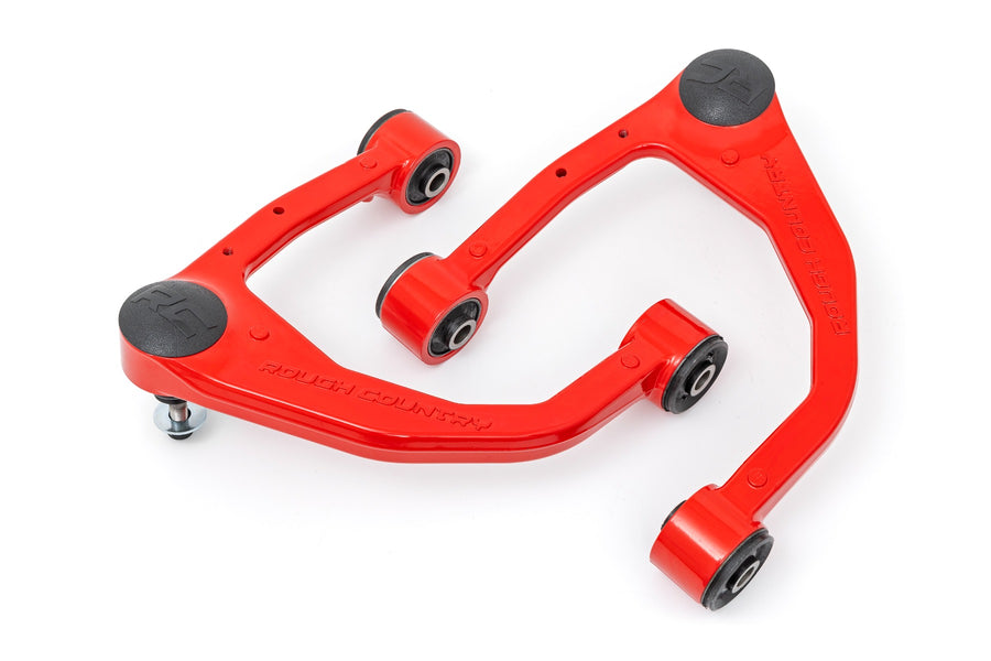 Rough Country - Red Forged Upper Control Arms - OE Upgrade - Toyota Tundra 2WD/4WD (22-25)