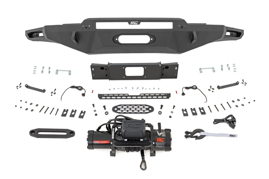 Rough Country - Hybrid Front Bumper - 12000S - Toyota Tundra 2WD/4WD (2022-2025)