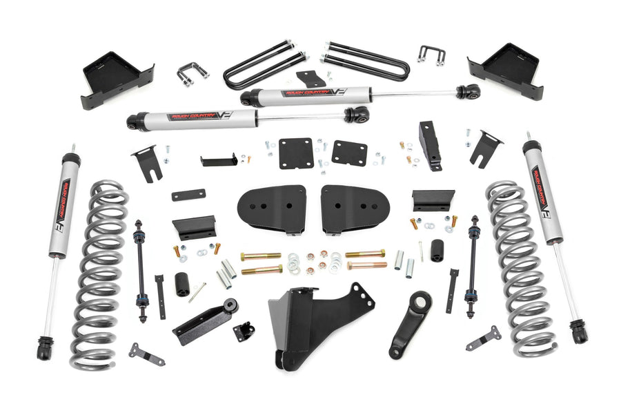 Rough Country - 4.5 Inch Lift Kit - V2 - Diesel - Ford F-250/F-350 Super Duty 4WD (2023-2025)