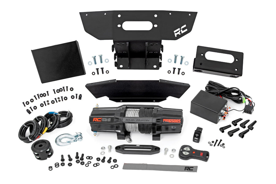 Rough Country - Winch Mount - Front - RS6500S - Polaris RZR XP1000-4 (2024)