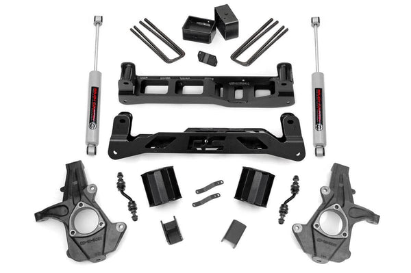 Rough Country - 5 Inch Lift Kit - Alum/Stamp Steel - Chevy/GMC 1500 (14-18 & Classic)