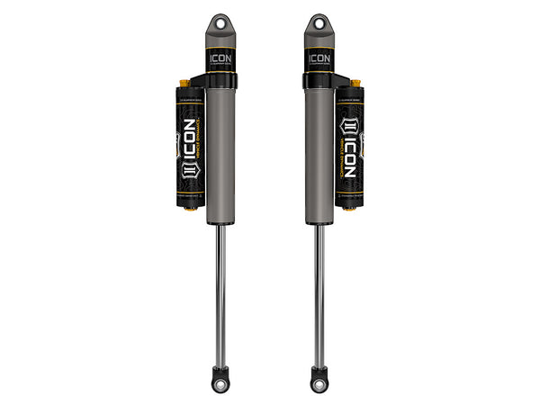 ICON 2018-2023 Jeep Wrangler JL 2.5" Lift Rear V.S. 2.5 Aluminum Series Shock Absorbers Piggyback Reservoir W/ CDCV Pair
