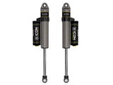 ICON 1999-2004 Ford F-250/F-350 Super Duty 4WD 3-6” Lift Front V.S. 2.5 Aluminum Series Shock Absorbers Piggyback Reservoir Pair