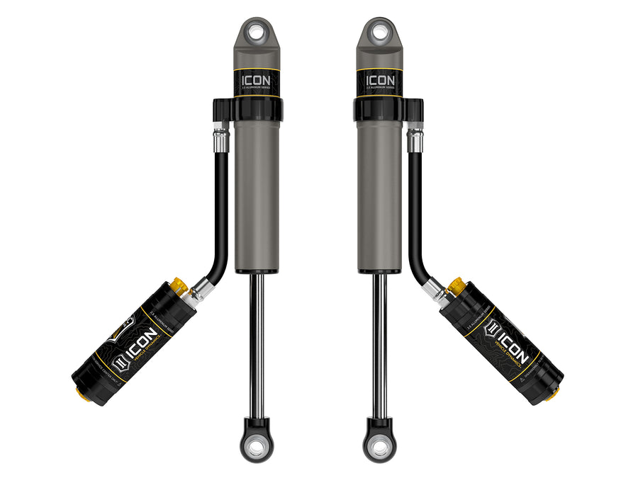 ICON 1997-2023 Nissan Patrol Y61 2" Lift Rear V.S. 2.5 Aluminum Series Shock Absorbers Remote Reservoir W/ CDCV Pair
