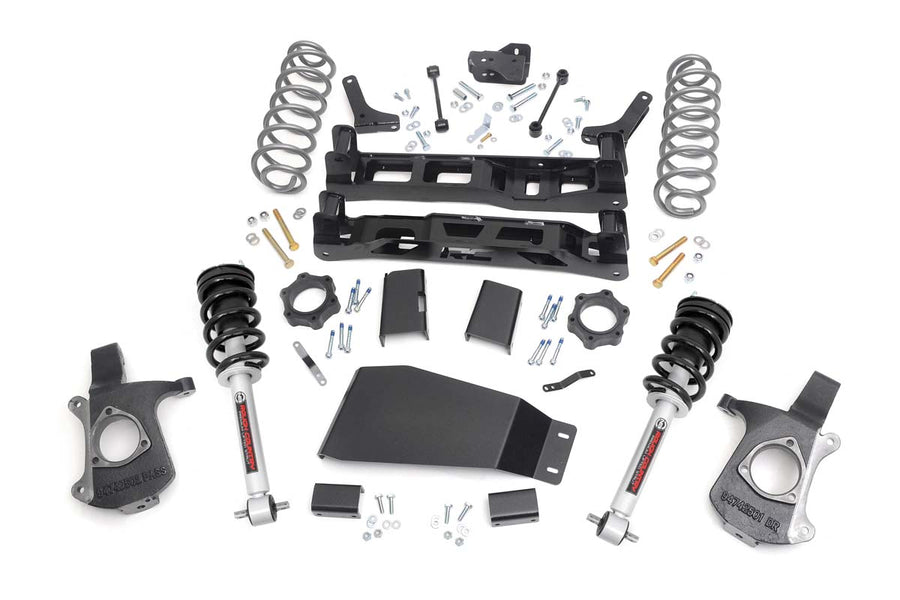 Rough Country - 5 Inch Lift Kit - N3 Struts - Chevy/GMC SUV 1500 2WD/4WD (2007-2014)