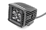 Rough Country - 2 Inch Black Series LED Light Pods - Spot - Square - Amber DRL