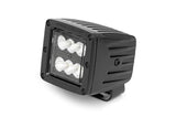 Rough Country - 2 Inch Black Series LED Light Pods - Pair - Flood