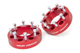 Rough Country - 2 Inch Wheel Spacers - 8x170 - Red - Ford F-250/F-350 Super Duty 4WD (03-25)