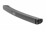 Rough Country - 30 Inch Black Series LED Light Bar - Curved - Single Row - Cool White DRL