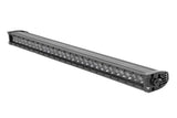 Rough Country - 30 Inch Black Series LED Light Bar - Single Row - Cool White DRL