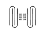 99-10 FSD DUALLY/03-12 RAM HD 15" U-BOLT KIT