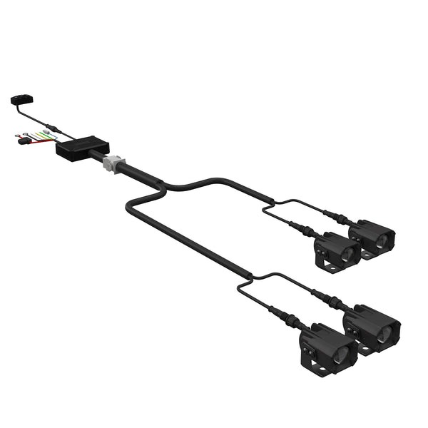 Tiny Monster  4124D Concept Pod Mini II Dual Color White/Selected Yellow Driving Beam