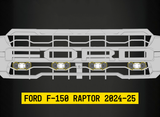 Tiny Monster 42FA4B Tiny Monster Grille Bottom Kit For Ford F-150 Raptor 2024-25 (4 Pods Harness Brackets)