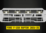 Tiny Monster 42FA4T Tiny Monster Grille Top Kit For Ford F-150 Raptor 2024-25 (8 Pods Harness Brackets)