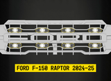 Tiny Monster 42FA8 Tiny Monster Grille Kit For Ford F-150 Raptor 2024-25 (8 Pods Harness Brackets)