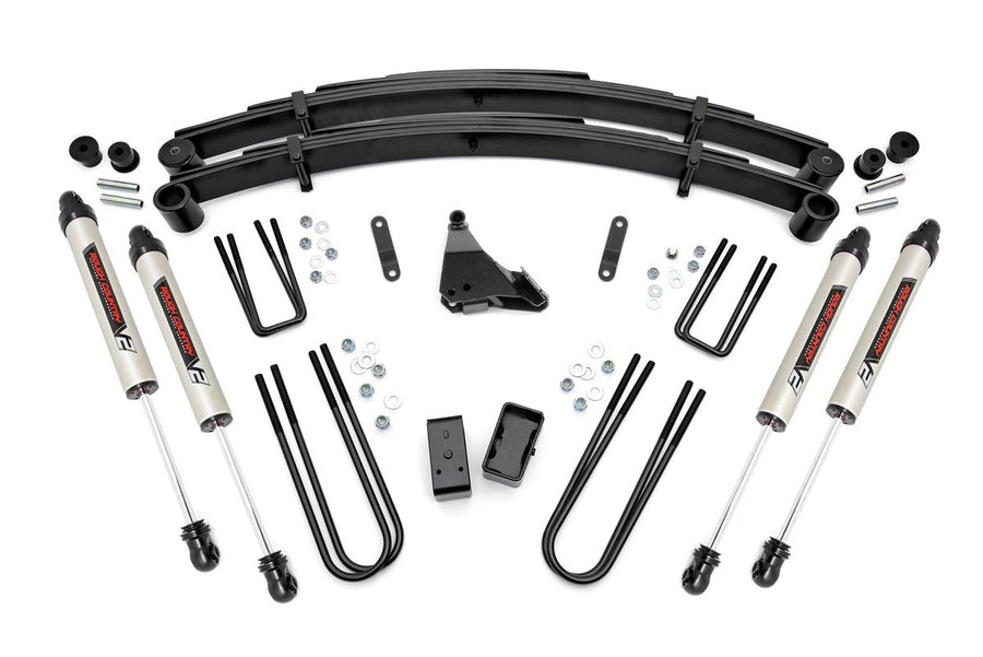 Rough Country - 4 Inch Lift Kit - Rear Blocks - V2 - Ford F-250/F-350 Super Duty 4WD (99-04)