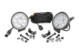 Rough Country - 4 Inch Chrome Series LED Light - Round - Pair