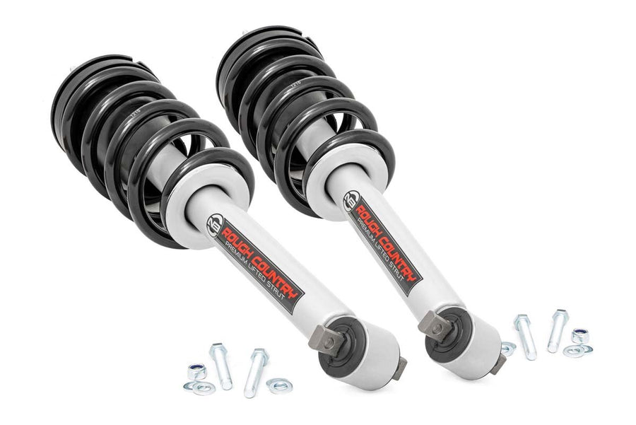 Rough Country - Loaded Strut Pair - 6 Inch - Chevy Silverado 1500 2WD/4WD (2019-2025 & Classic)