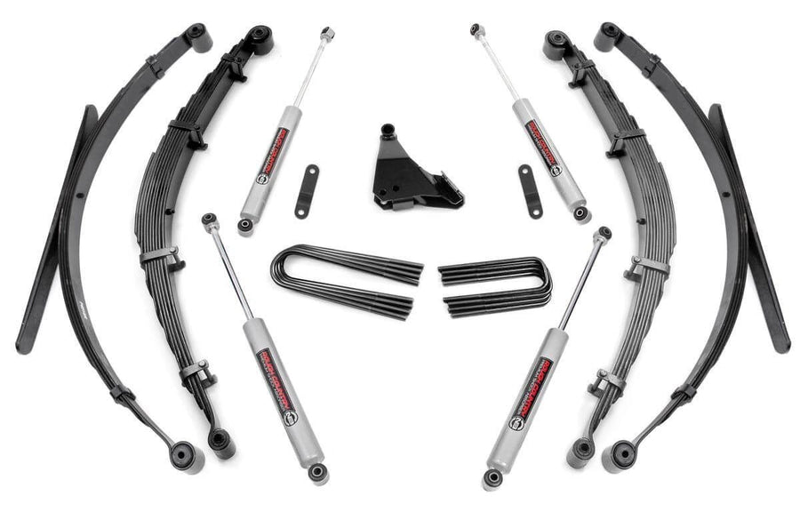 Rough Country - 4 Inch Lift Kit - Rear Springs - Ford F-250/F-350 Super Duty 4WD (1999-2004)