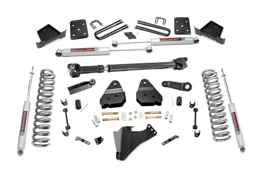 Rough Country - 4.5 Inch Lift Kit - FR D/S - Ford F-250/F-350 Super Duty 4WD (2017-2022)