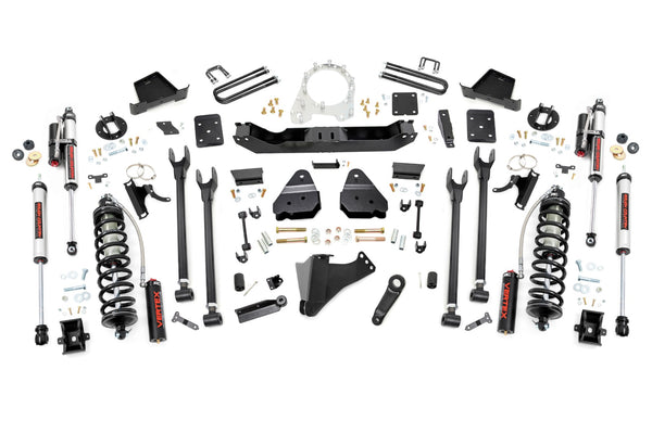 Rough Country - 6 Inch Lift Kit - Diesel - 4 Link - OVLD - C/O Vertex - Ford F-250/F-350 Super Duty (17-22)