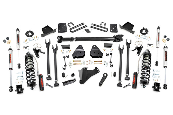 Rough Country - 6 Inch Lift Kit - Diesel - 4 Link - D/S - C/O V2 - Ford F-250/F-350 Super Duty (17-22)