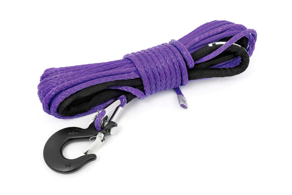 Rough Country - Synthetic Rope - 1/4 Inch - 50 Ft - Purple