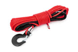 Rough Country - Synthetic Rope - 1/4 Inch - 50 Ft - Red