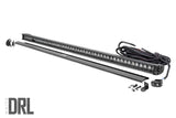 Rough Country - 50 Inch Black Series LED Light Bar - Single Row - Cool White DRL