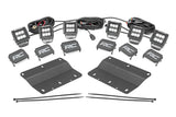 Rough Country - LED Light Kit - Fog Mount - Triple 2 In. Black Pair - Spot - Ford Bronco (21-25)