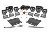 Rough Country - LED Light Kit - Fog Mount - Triple 2 In. Black Pair - White DRL - Ford Bronco (21-25)