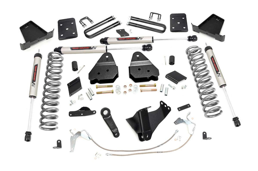 Rough Country - 6 Inch Lift Kit - Diesel - No OVLD - V2 - Ford F-250 Super Duty 4WD (11-14)